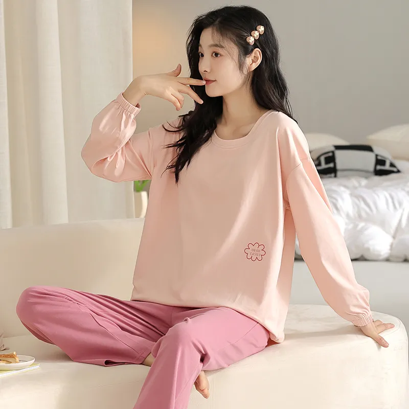 Floating Light Islands Pajama Set Women's Gift Box Set Peach-2
