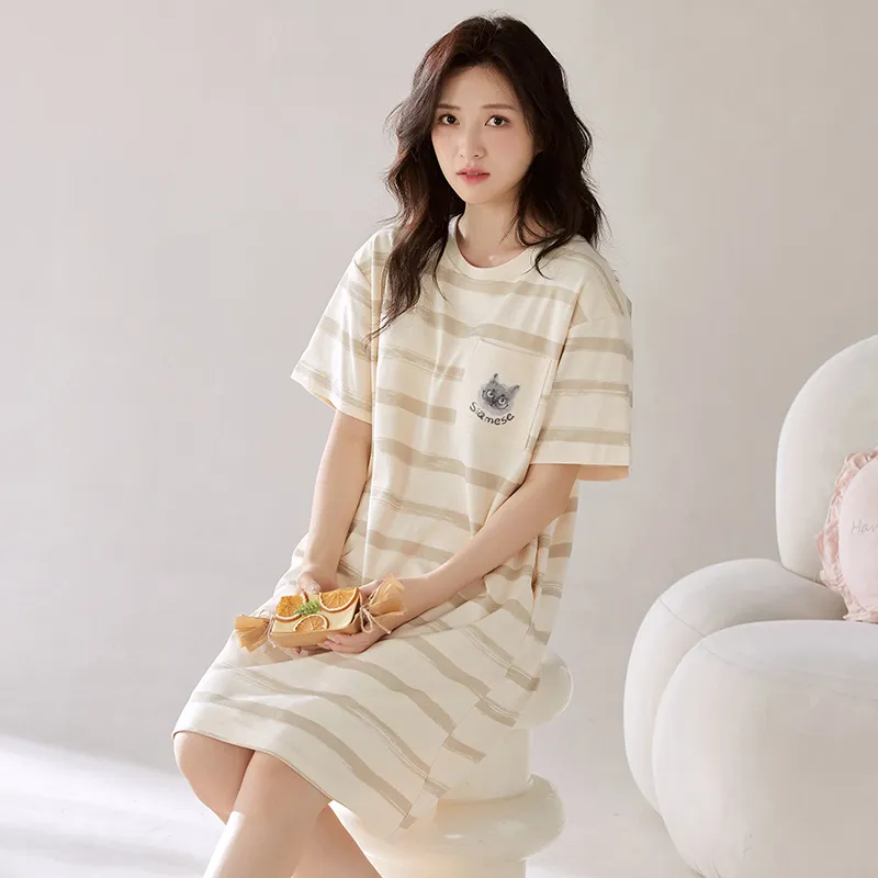 Floating Light Islands Nightgown Women's-7