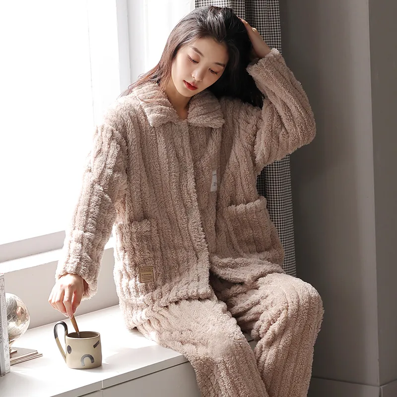 Floating light islands Women's Pajama Sets-2