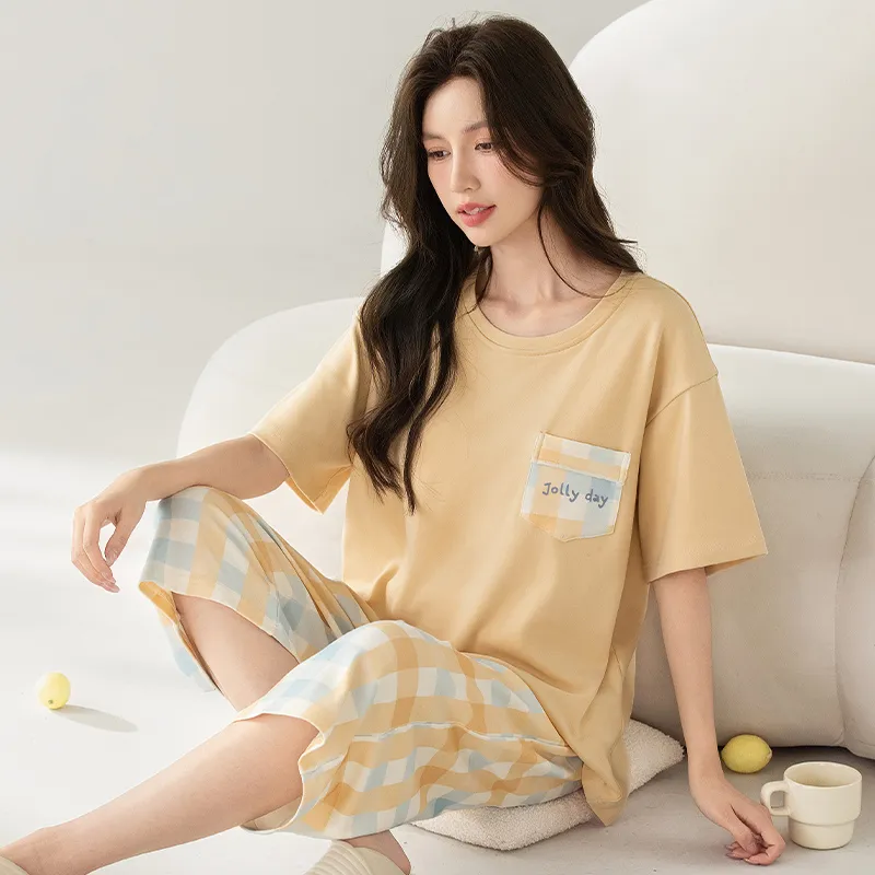 Floating Light Islands Pajama Set Women's-5