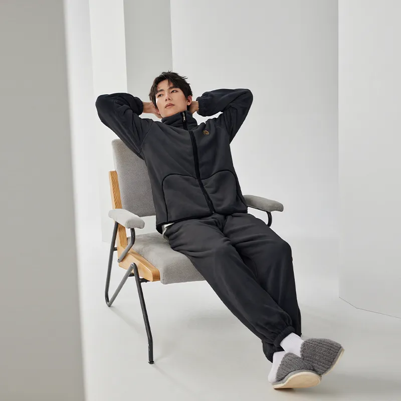 Floating light islands Men Pajama Sets-1
