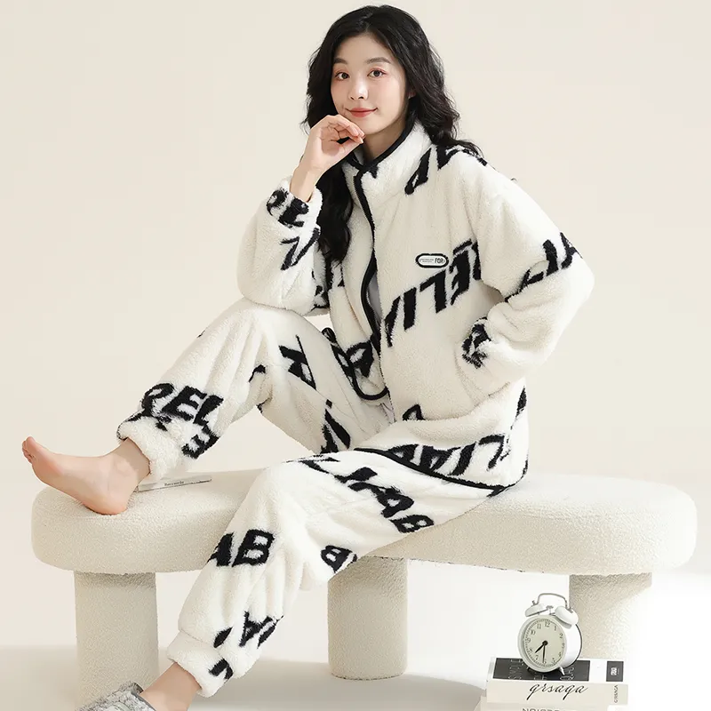 Floating light islands Women's Pajama Sets-1