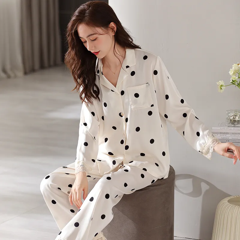 Floating Light Islands Pajama Set Women's Box Ecru-4