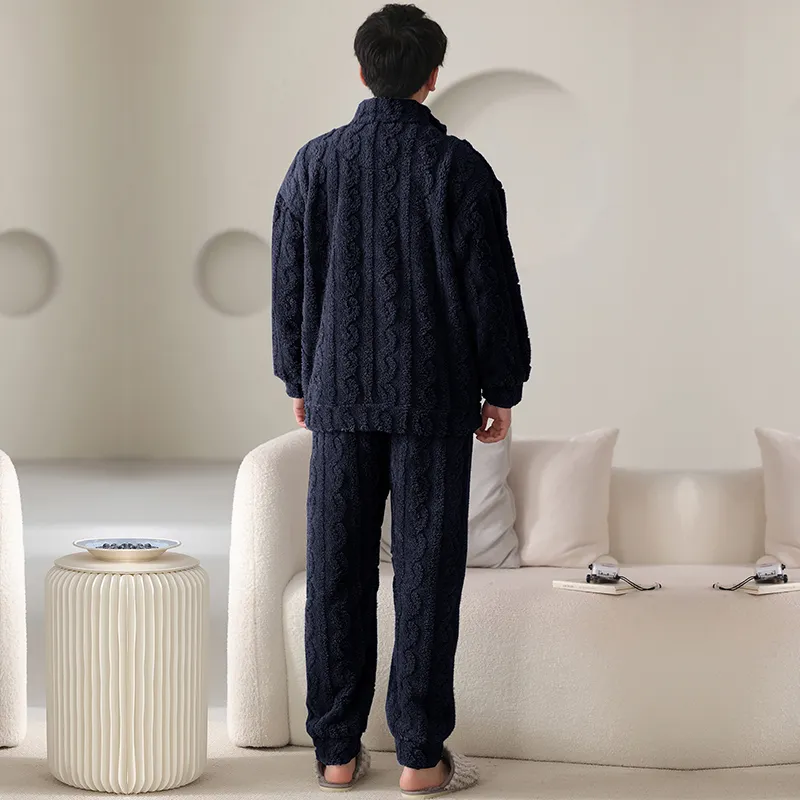Floating light islands Men Pajama Sets-0
