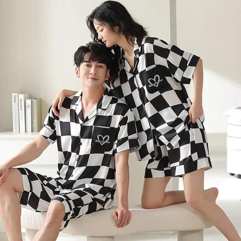 Floating Light Islands Pajama Set Unisex Gift Box Set Black-4