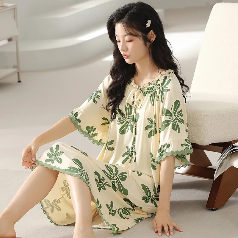 Floating Light Islands Nightgown Women's-3