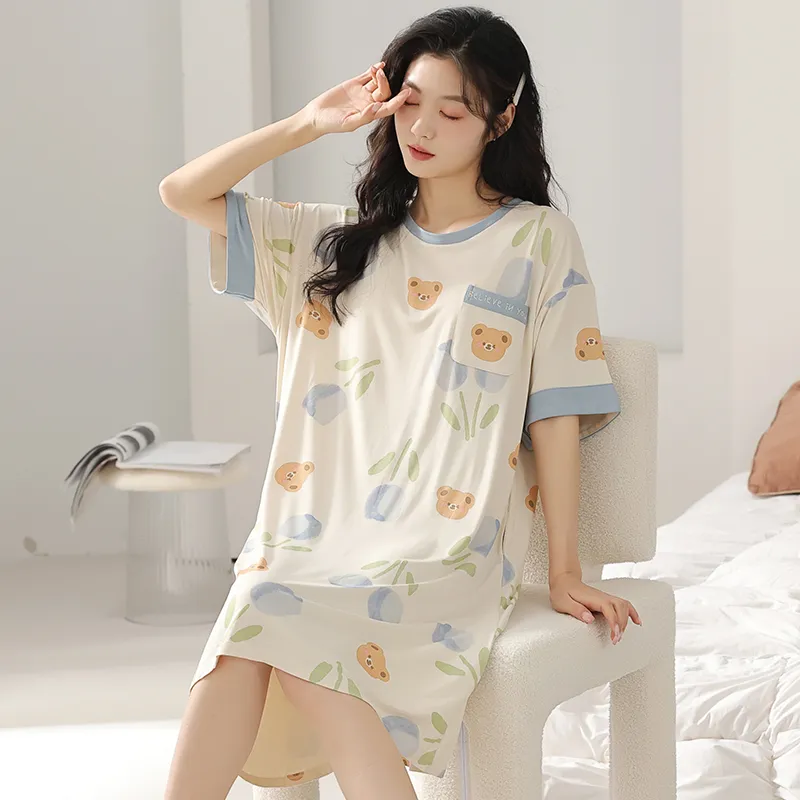 Floating Light Islands Nightgown Women's-2