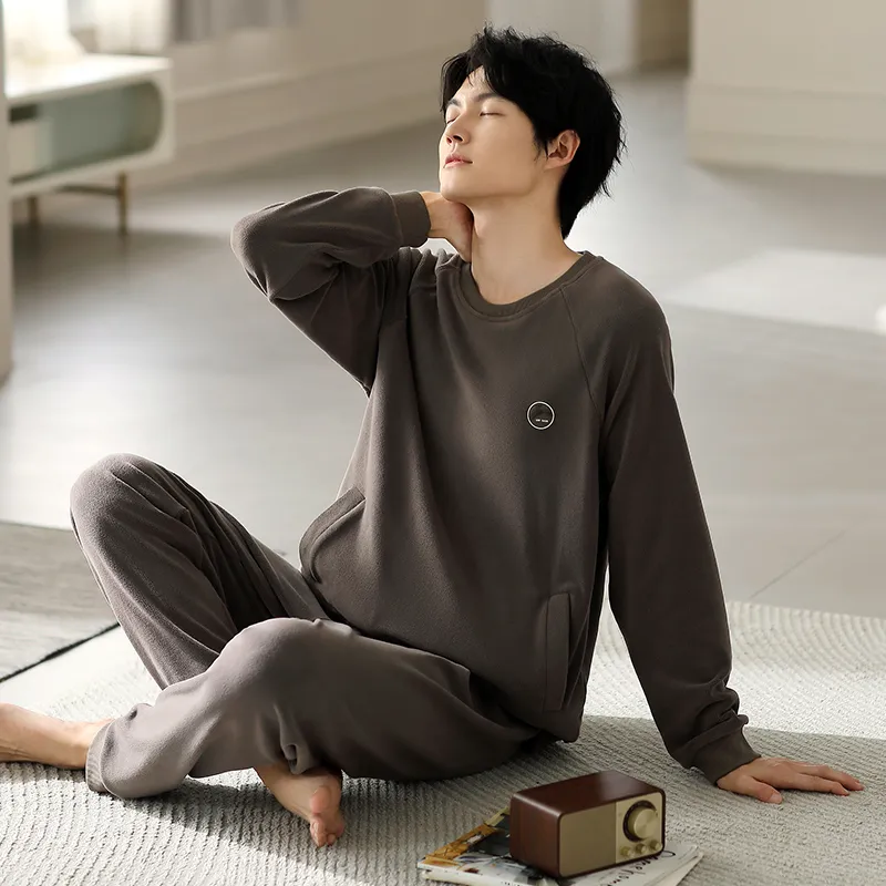 Floating Light Islands Pajama Set Men's-4