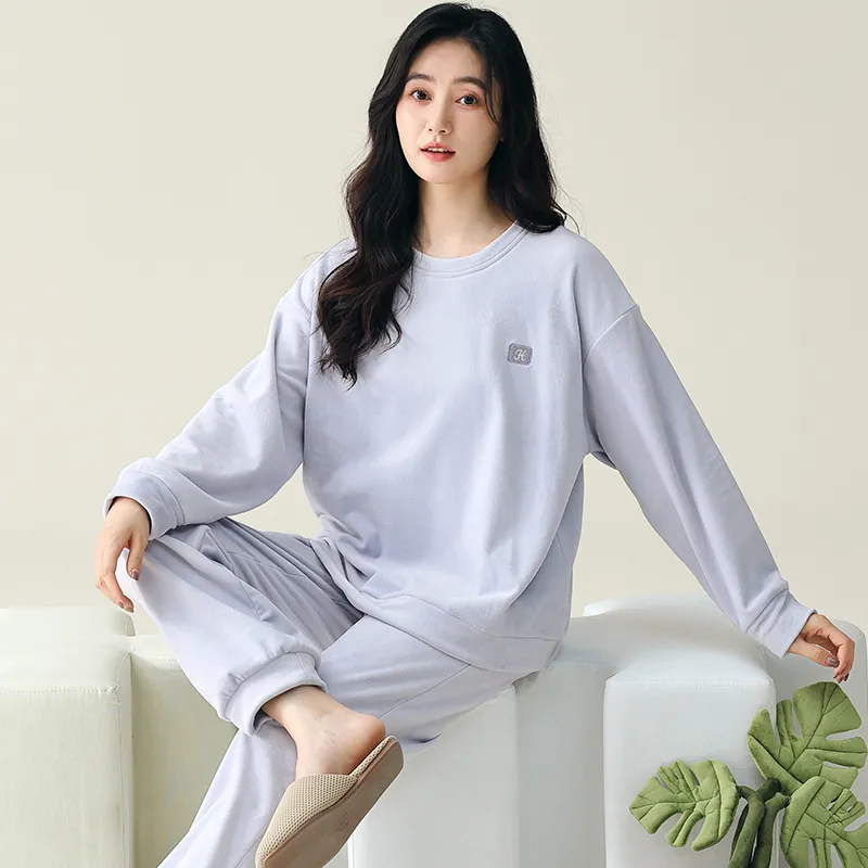 Floating Light Islands Pajama Set Shopping Bag Women's Light Purple-1