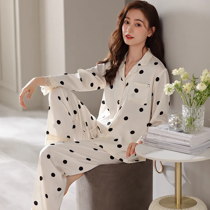 Floating Light Islands Pajama Set Women's Box Ecru-3