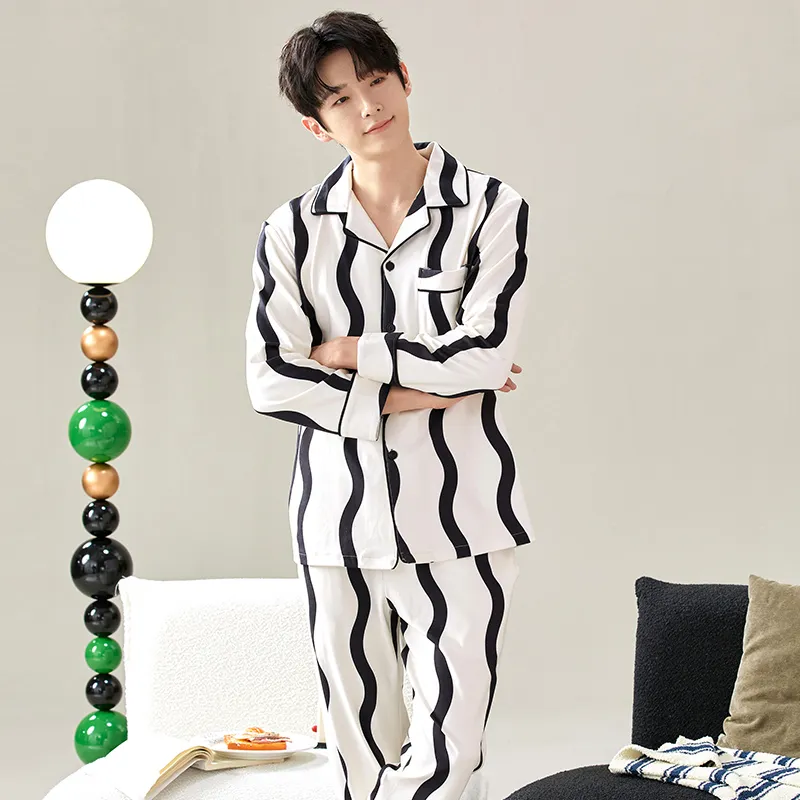 Floating Light Islands Pajama Set Men's-2