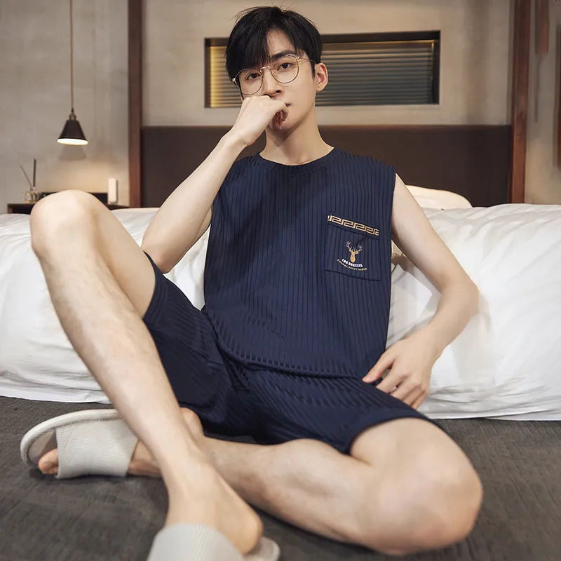 Floating Light Islands Pajama Set Men's-4