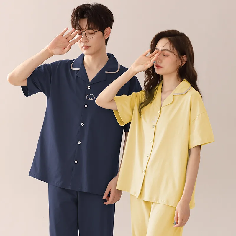 Floating Light Islands Pajama Set Men's Gift Box Set Cerulean-3