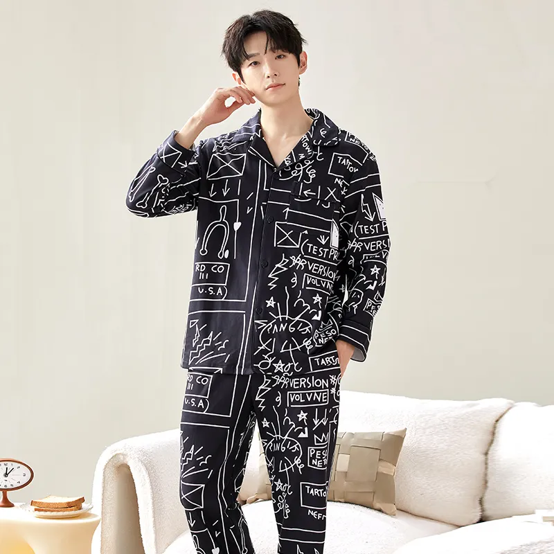Floating Light Islands Pajama Set Men's-2