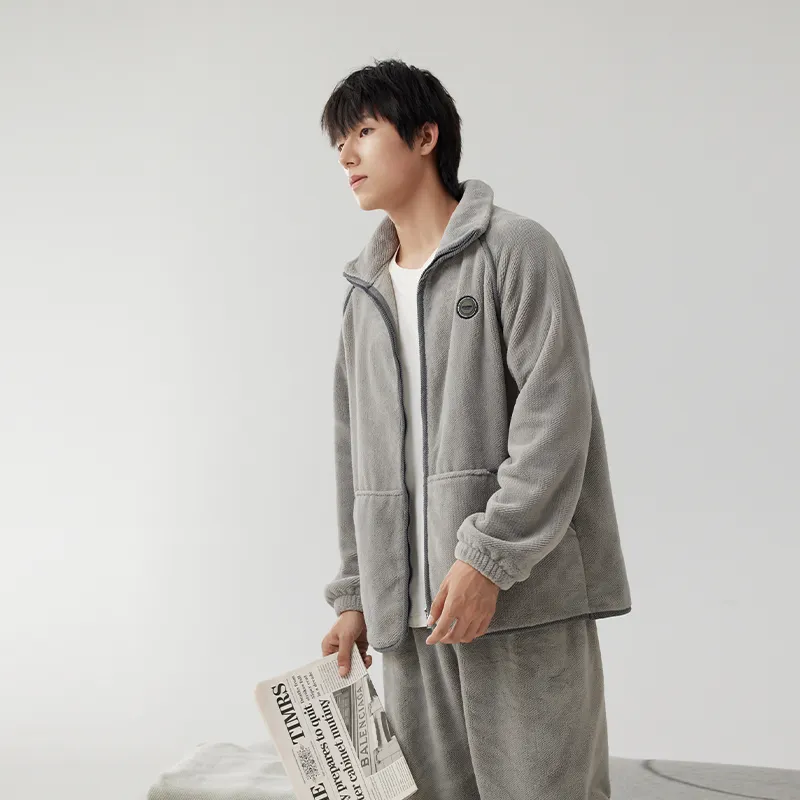 Floating light islands Men Pajama Sets-1