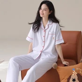 Floating Light Islands Pajama Set Women's Light Purple