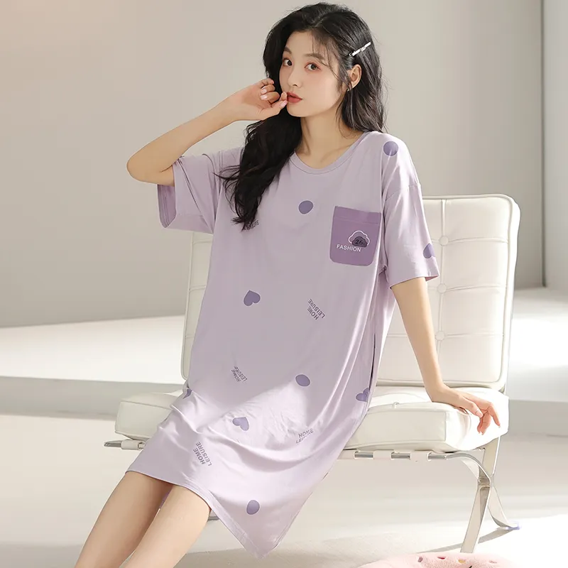 Floating Light Islands Nightgown Women's-2