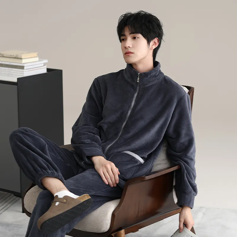 Floating Light Islands Home Suit Men's Dark Gray-4