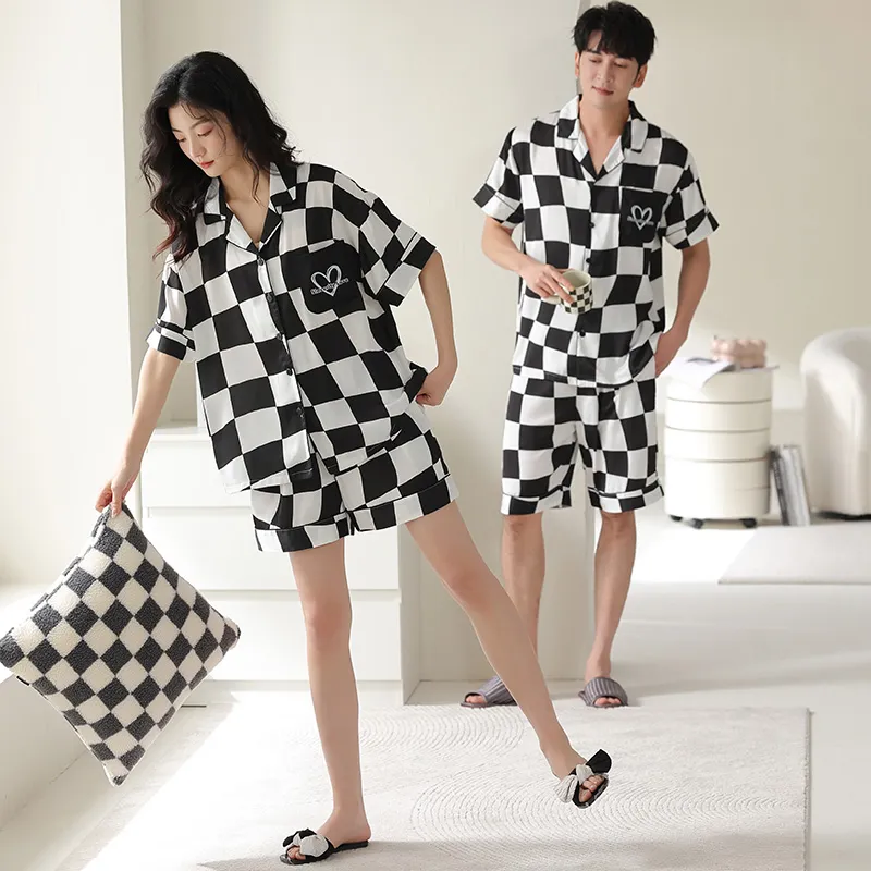 Floating Light Islands Pajama Set Unisex Gift Box Set Black-8