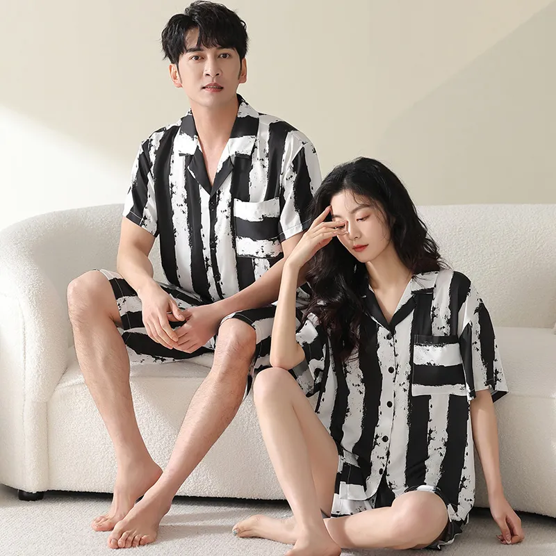 Floating Light Islands Pajama Set Unisex Gift Box Set Black-4