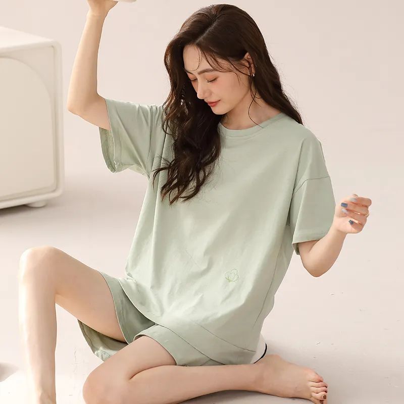 Floating Light Islands Pajama Set Women's Gift Box Set Azure-3