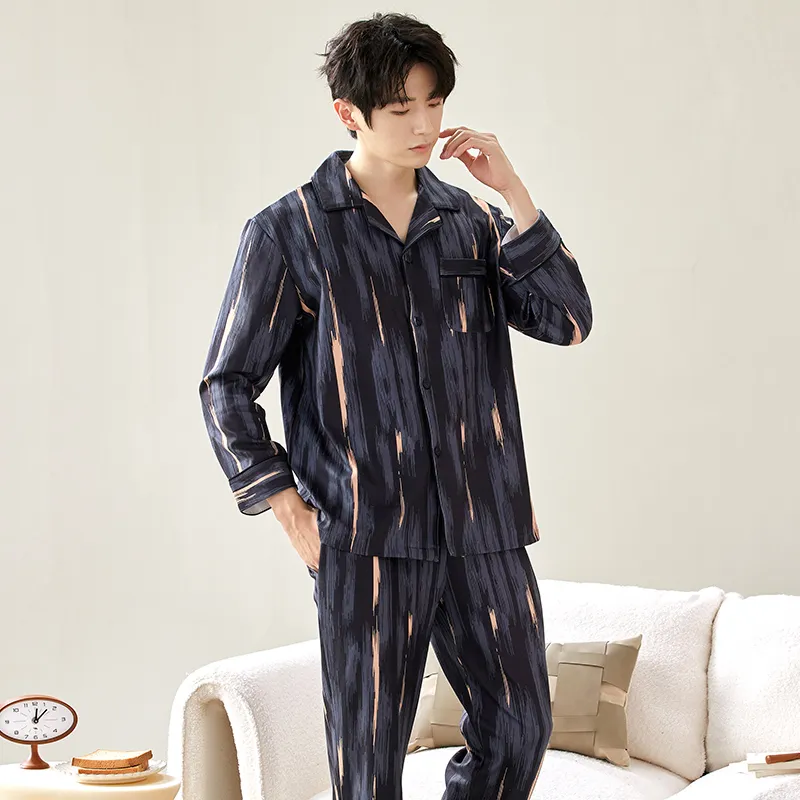 Floating Light Islands Pajama Set Men's-2