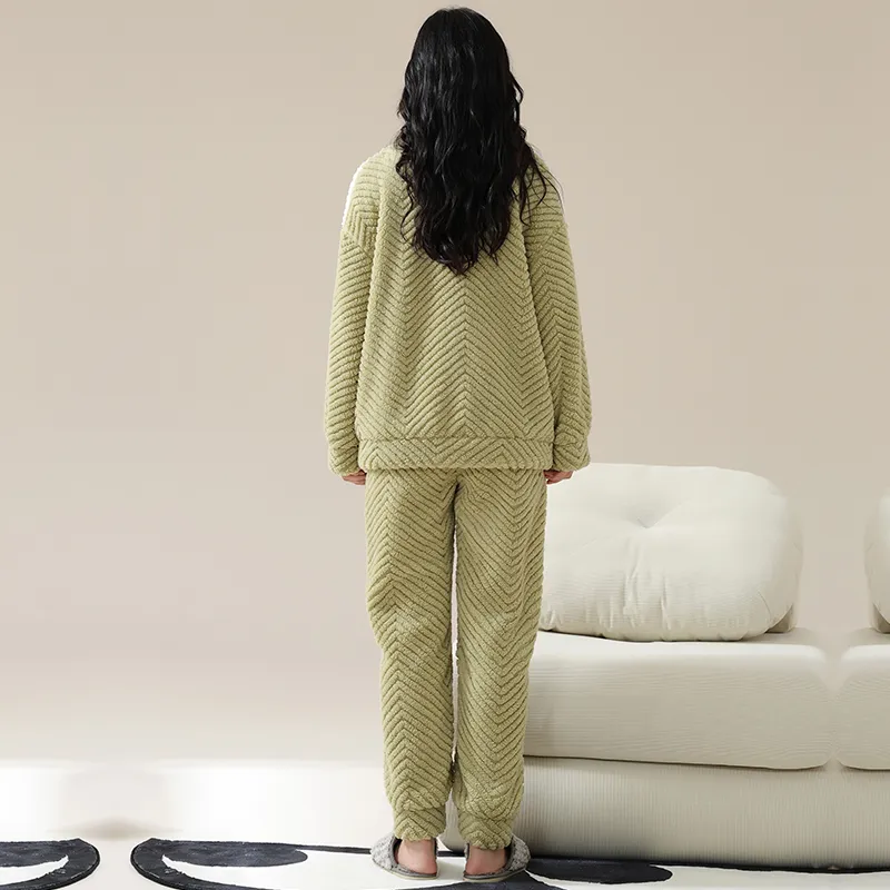 Floating light islands Unisex Pajama Sets-0