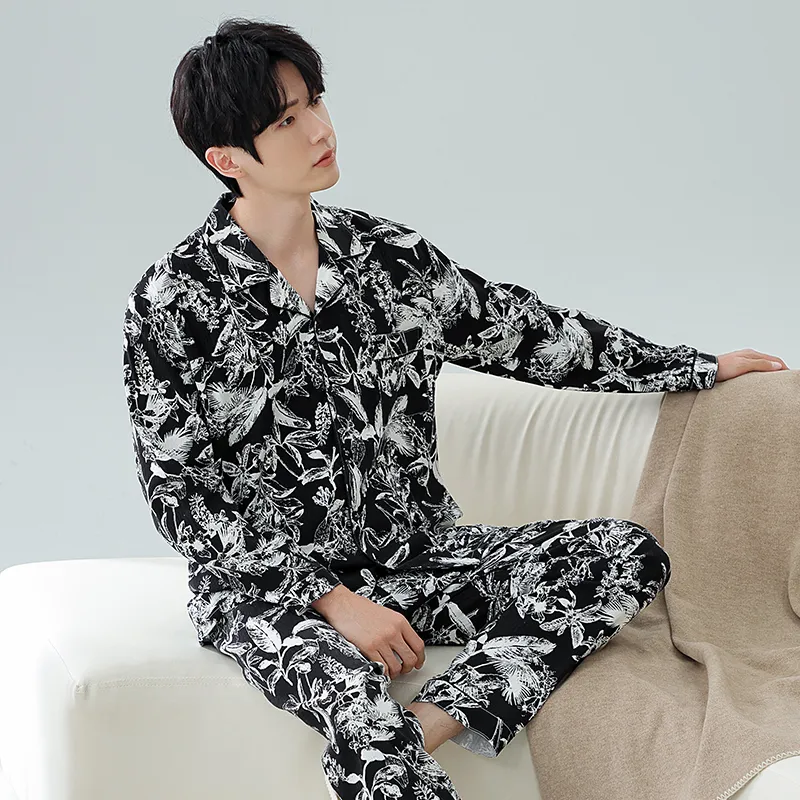 Floating Light Islands Pajama Set Men's-3