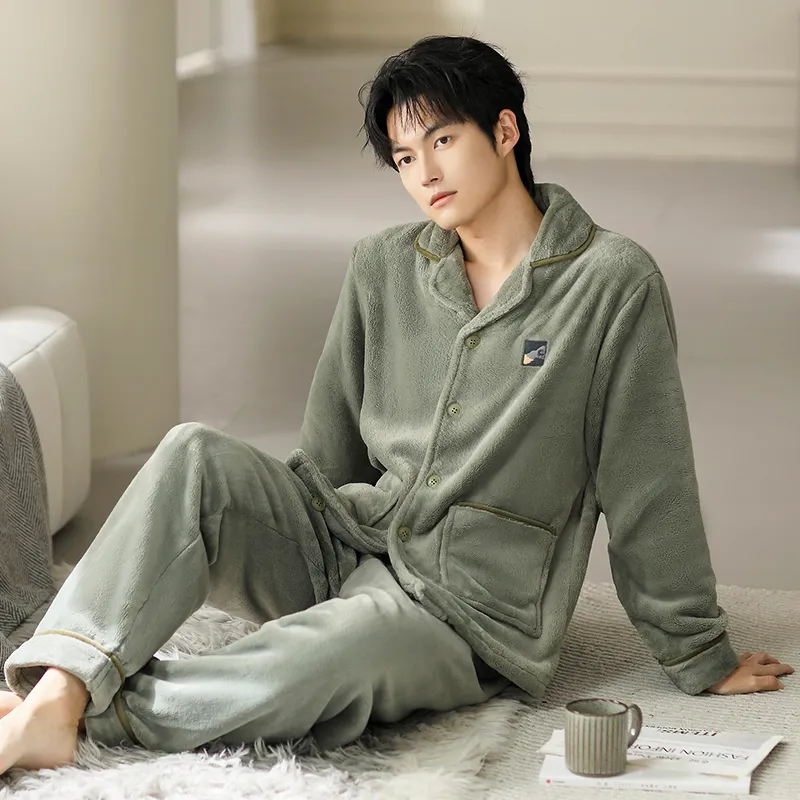 Floating Light Islands Pajama Set Men's-5