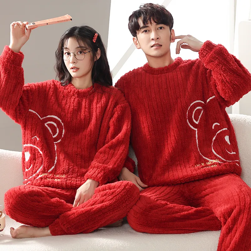 Floating light islands Unisex Pajama Sets-3