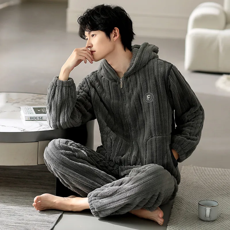 Floating Light Islands Pajama Set Men's-3