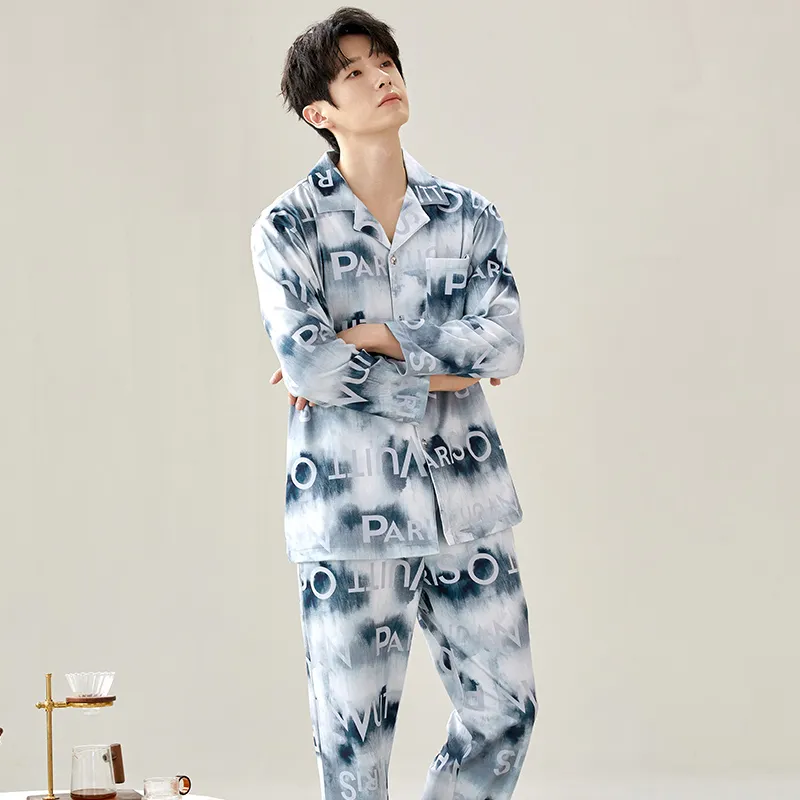 Floating Light Islands Pajama Set Men's-2