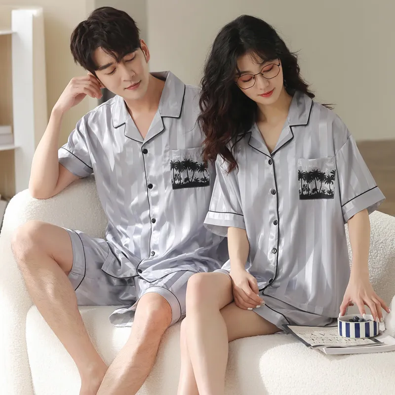 Floating Light Islands Pajama Set Unisex Gift Box Set Gray-2