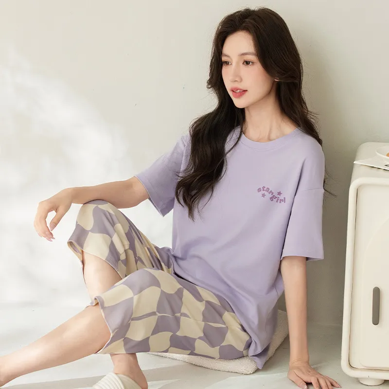 Floating Light Islands Pajama Set Women's-6