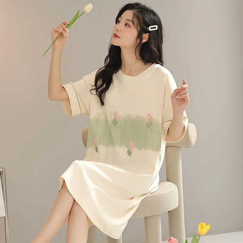 Floating Light Islands Nightgown Women's-1