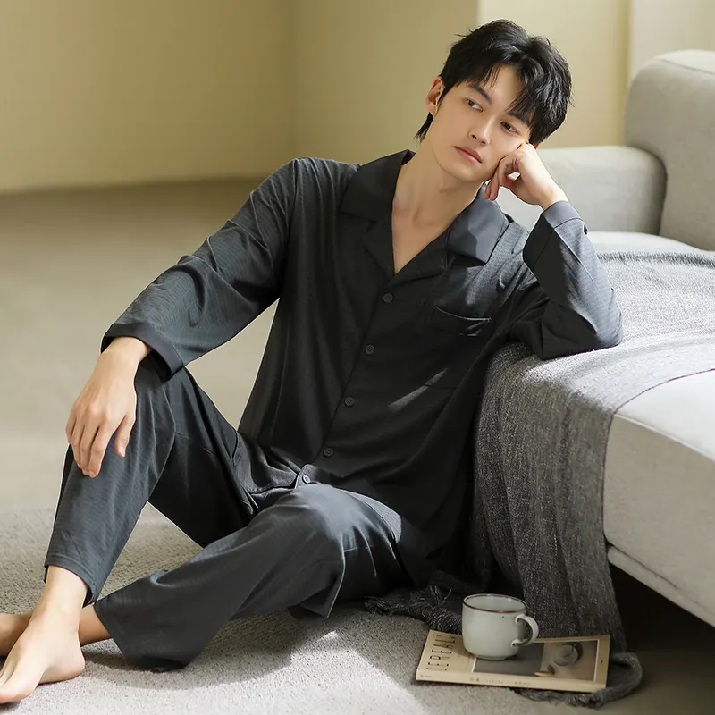 Floating Light Islands Pajama Set Men's-6