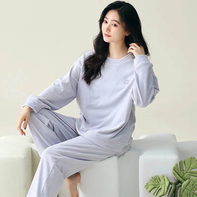 Floating Light Islands Pajama Set Shopping Bag Women's Light Purple-2