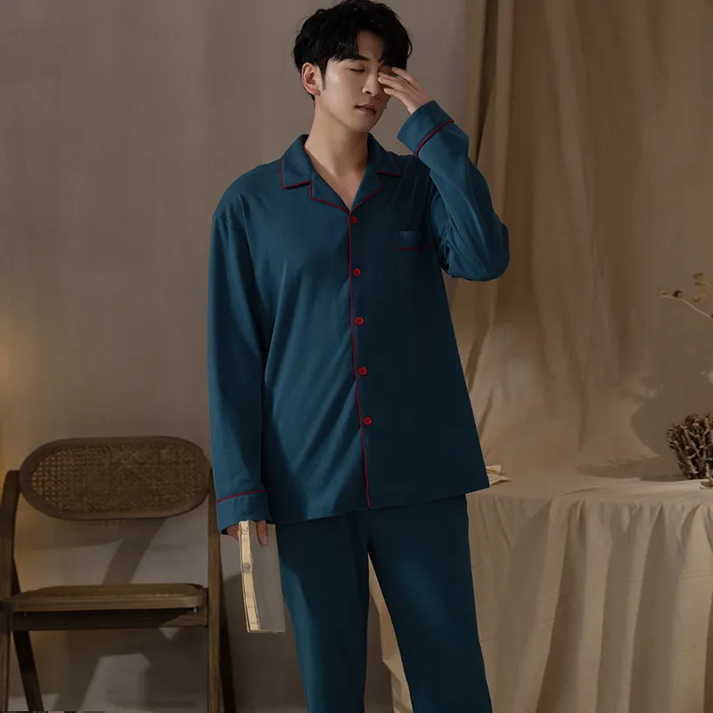 Floating Light Islands Pajama Set Men's Box Blue-5