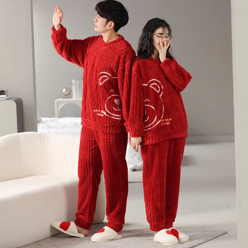Floating light islands Unisex Pajama Sets-6