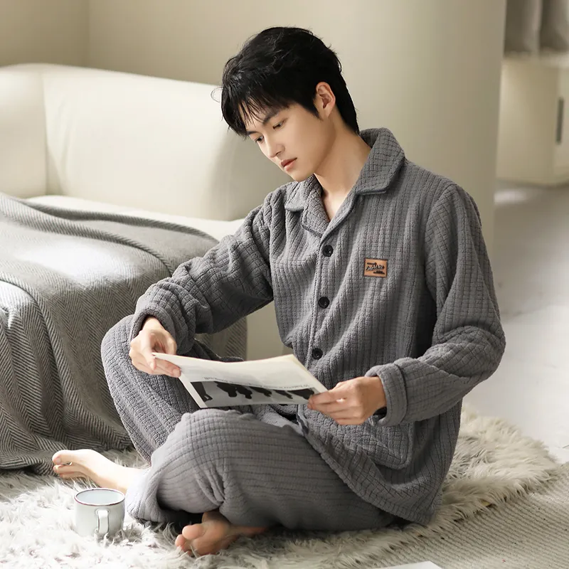 Floating Light Islands Pajama Set Men's-3