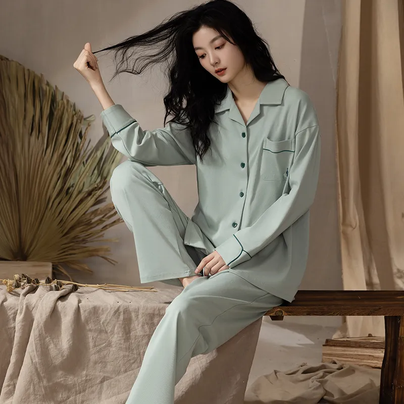 Floating Light Islands Pajama Set Women's Box Gray-5