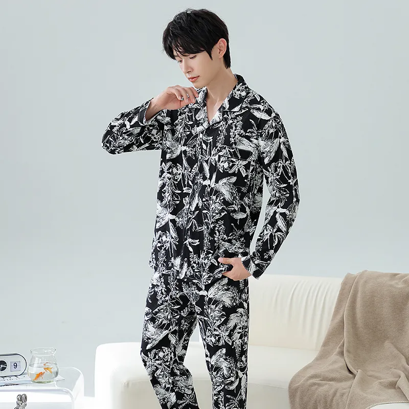 Floating Light Islands Pajama Set Men's-4