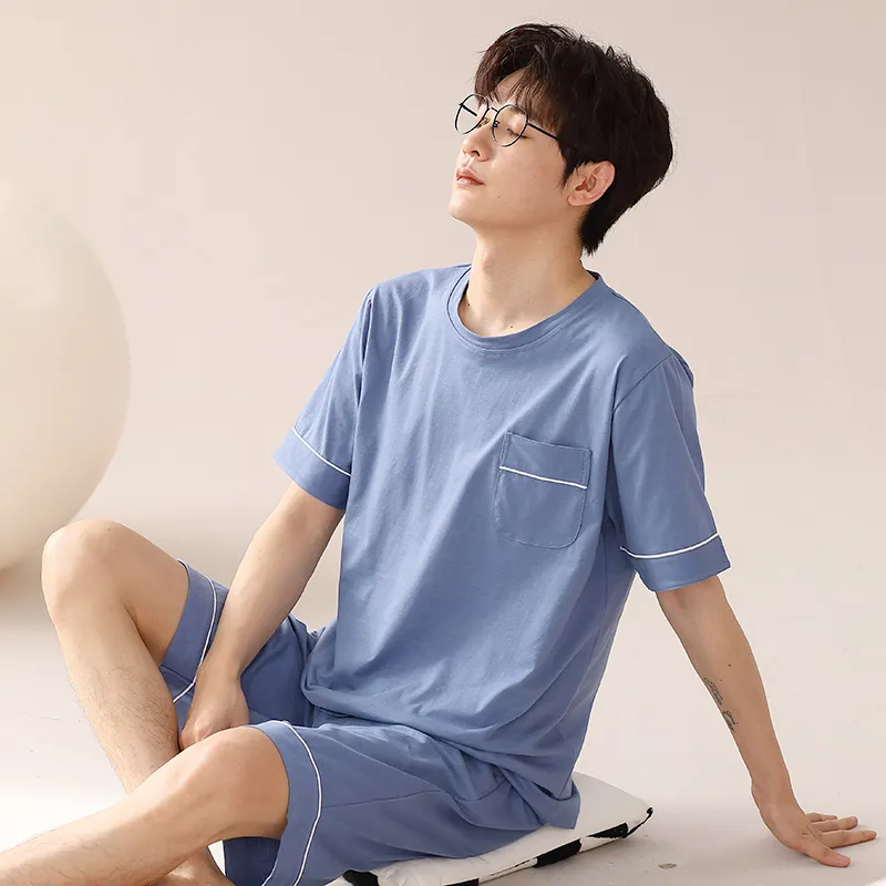 Floating Light Islands Pajama Set Men's Box Cerulean-2
