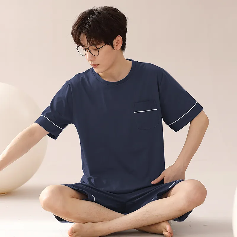 Floating Light Islands Pajama Set Men's Box Cerulean-4