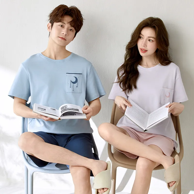 Floating Light Islands Pajama Set Unisex Two Piece Set-7
