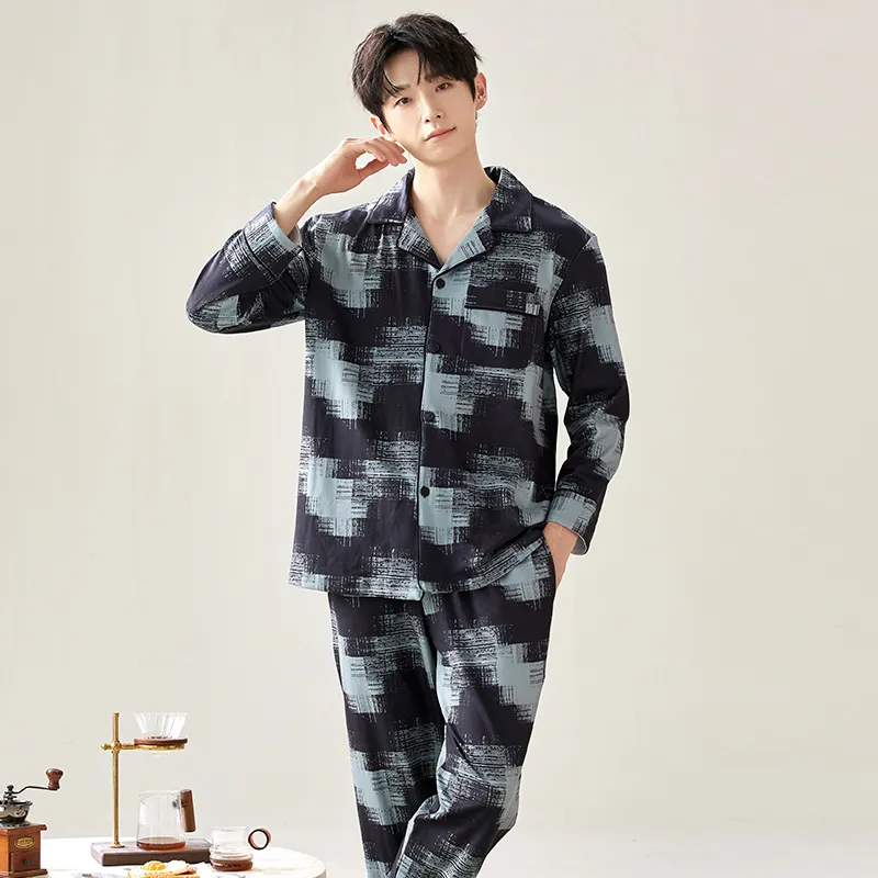 Floating Light Islands Pajama Set Men's-2
