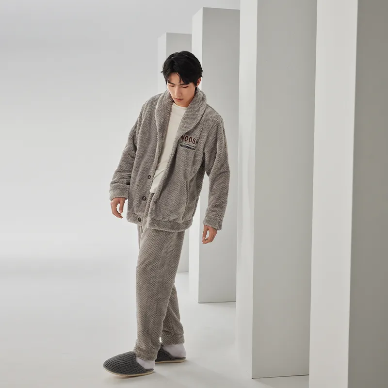 Floating light islands Men Pajama Sets-1