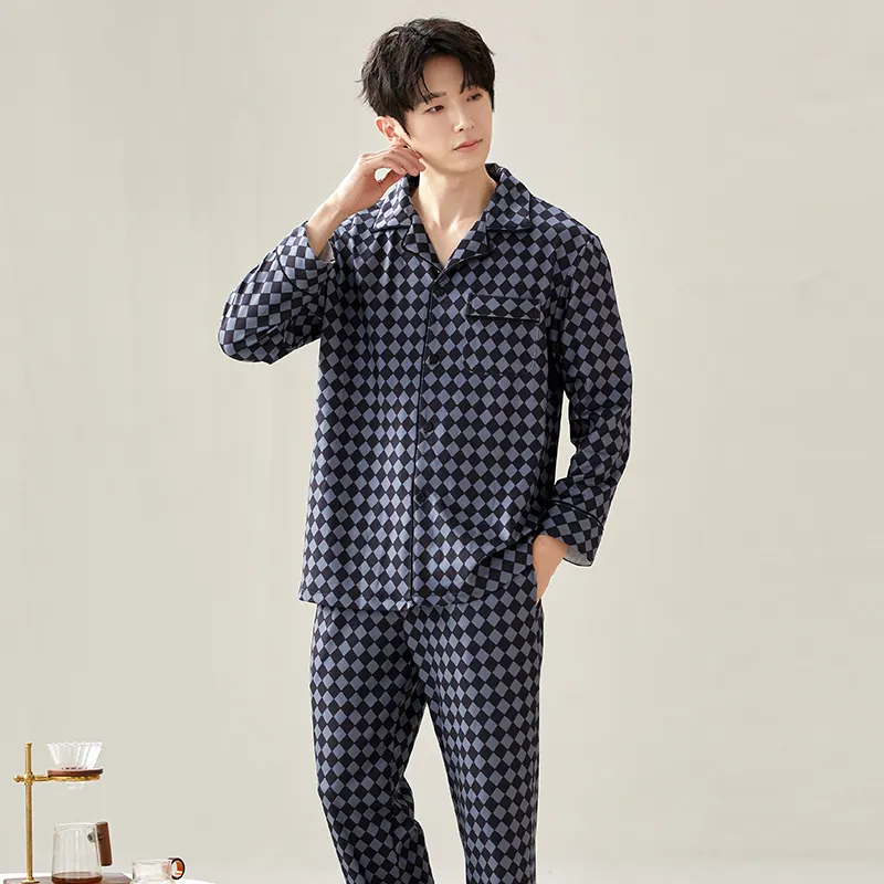 Floating Light Islands Pajama Set Men's-1