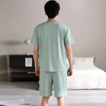 Floating Light Islands Pajama Set Men's Gift Box Set Turquoise