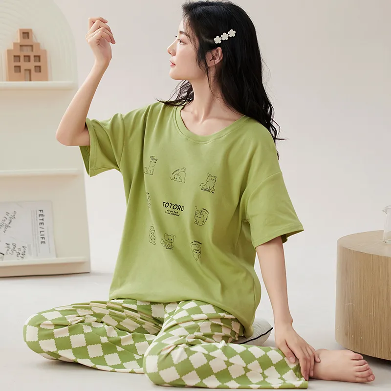 Floating Light Islands Pajama Set Women's-5